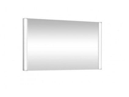 Krajcar zrcadlo s LED osvětlením 120 x 65 x 6 cm bez vypínače hliník Z8.120