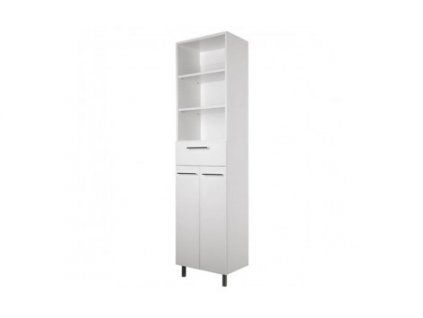 Krajcar KZ Zenon koupelnová skříňka vysoká 50 x 191 x 33 cm bílá S02.50N