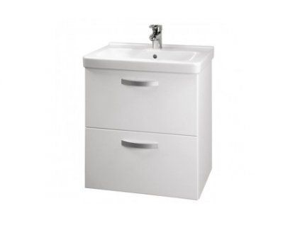 Krajcar KCP Cubito Praktik koupelnová skříňka s umyvadlem 85 x 65 x 48,5 cm bílá 2KCP85