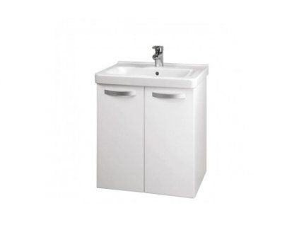 Krajcar KCK Cubito Klasik koupelnová skříňka s umyvadlem 55 x 65 x 42 cm bílá KCK55