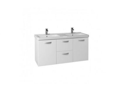 Krajcar KCP Cubito Praktik koupelnová skříňka s umyvadlem 130 x 65 x 48,5 cm bílá KCP130