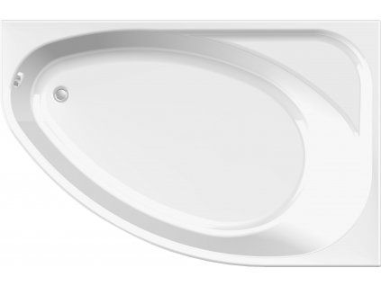Vagnerplast Hapi vana 170 x 110 cm asymetrická s podporou pravá VPBA170HAP3PX-04  + Nohy k vaně ZDARMA