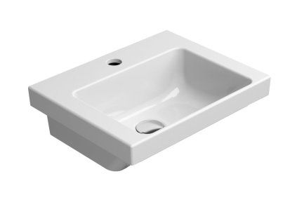 GSI NORM keramické umyvadlo 42 x 34 cm bez přepadu Extra Glaze bílá 8685111