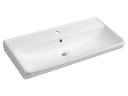 Bruckner NEON keramické umyvadlo 80 x 41,5 cm s přepadem bílá 201.133.0