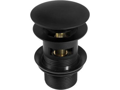 33120 vypust click clack pro umyvadla s prepadem black