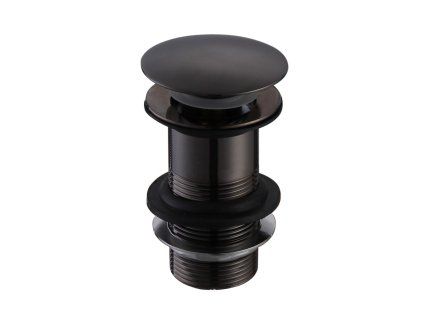 22153 vypust click clack pro umyvadla bez prepadu black