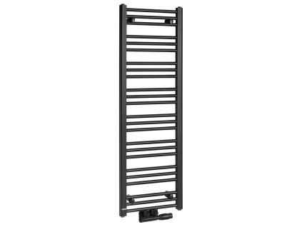 Bruckner Albrecht otopné těleso 400 x 1250 mm středové připojení černá mat 600.112.6