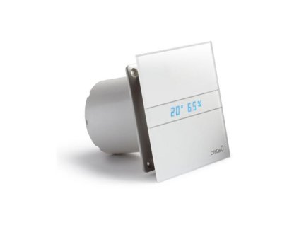 9346 axialni ventilatory na zed ci do stropu e100 gth hygro s casovacem sklo bile