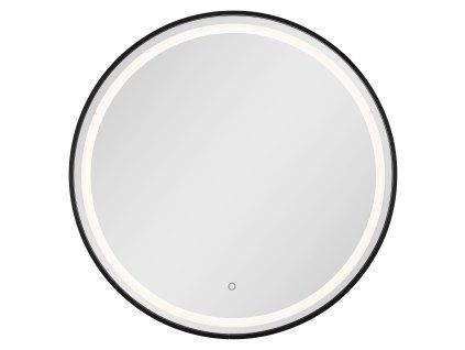 23143 zrcadlo s led osvetlenim tanna black