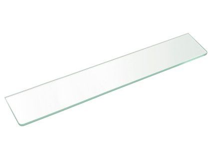 Sapho koupelnová police 900 x 100 x 8 mm čiré sklo 23486