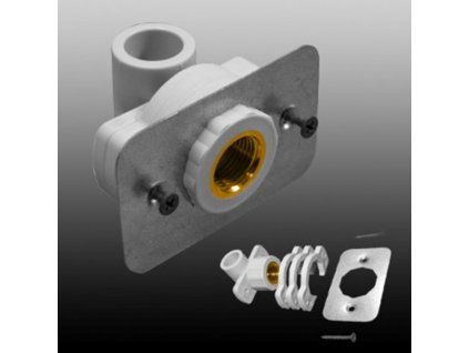PPR nástěnné koleno pro sádrokarton 20x1/2" 88580
