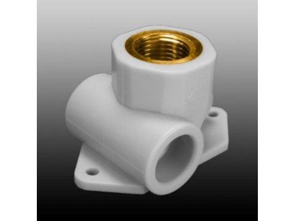 PPR nástěnné koleno průchozí 25x1/2" 86523