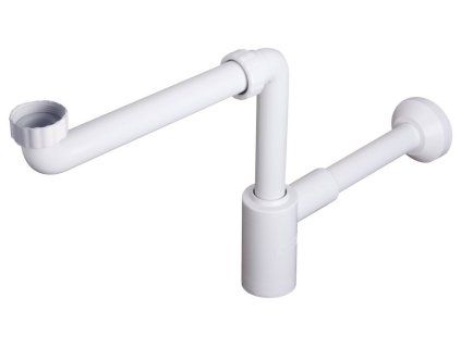 Bruckner Crono umyvadlový sifon šetřící místo 5/4 odpad 32 mm bílá 151.124.0
