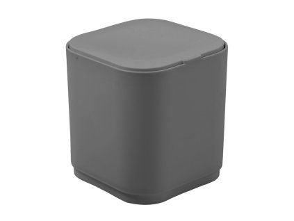 Gedy Seventy stolní odpadkový koš výklopný plast šedá 630808