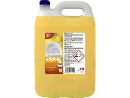 Lavon Plus prostředek na nádobí lemon 5l 101160