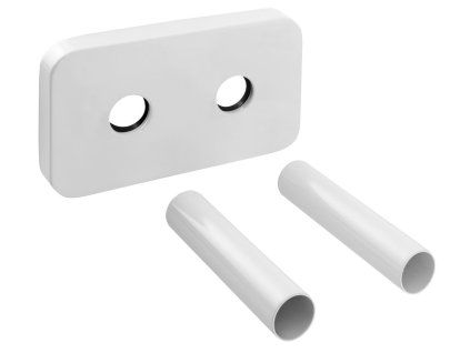 Bruckner Wicher krycí rozeta pro středové připojení 50 mm bílá 600.315.4