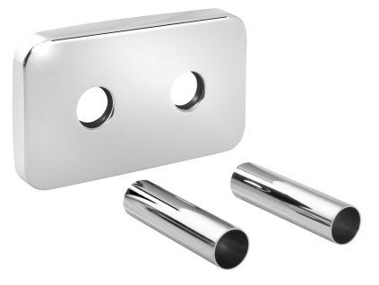 Bruckner Wicher krycí rozeta pro středové připojení 50 mm chrom 600.315.1