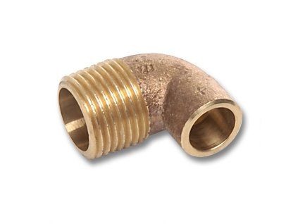Sanha 4092G koleno pájecí s vnějším závitem Cu 90° 15x1/2" 140921512