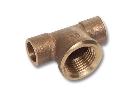 Sanha 4130G T-kus vnitřní závit pájecí Cu 28x1/2"x28 mm 141302812
