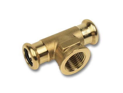 Sanha Purapress 8130G T-kus vnitřní závit lisovací Cu voda 28x1/2"x28 mm 181302812