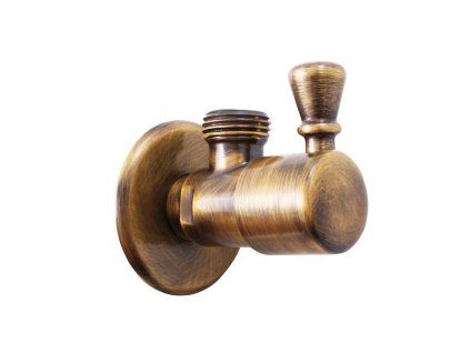 6115 1 6115 1 ventil rohovy s keramickym vrskem 1 2 x 3 8 stara mosaz bronz rv0138sm rav slezak