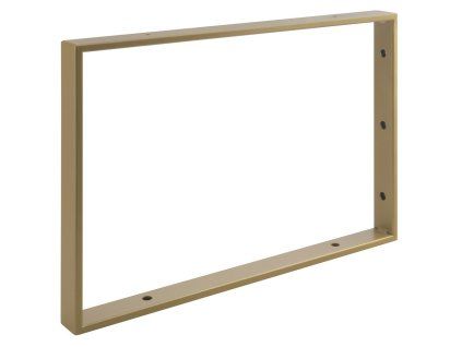 Sapho Podpěrná konzole 490 x 330 x 40 mm lakovaná ocel zlatá mat 1ks 30377