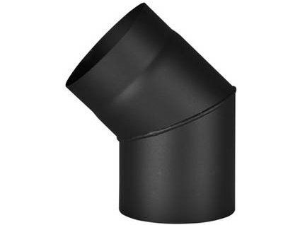 Koleno kouřové 180/45° 1,5mm černé 654405