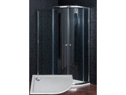 5033 9 sprchovy kout ctvrtkruhovy obelnik klasik 120 x 90 cm cire sklo s vanickou z liteho mramoru stone leve provedeni