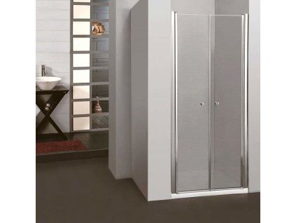 5281 7 sprchove dvere do niky saloon 105 cm vyska 195 cm matne sklo bezpecnostni tvrzene