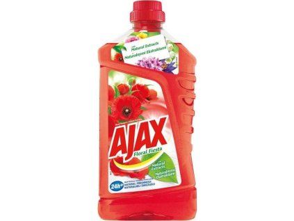 Ajax Floral Fiesta Red Flowers červený univerzální čistič 1l 101028