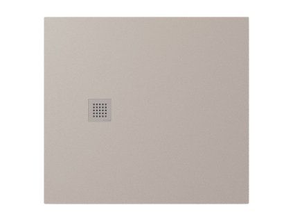 Polysan Treneca sprchová vanička z litého mramoru 110 x 100 cm s možností úpravy rozměru béžová mat 84312.81