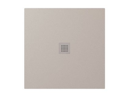 Polysan Treneca sprchová vanička z litého mramoru 90 x 90 cm s možností úpravy rozměru béžová mat 84300.81