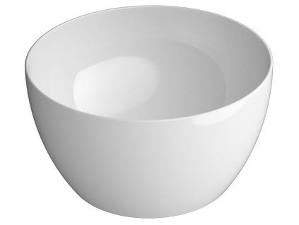 GSI Pura umyvadlo na desku vysoké 42 x 22 cm bez otvoru pro baterii bez přeadu keramické bílá Extra Glaze 885211