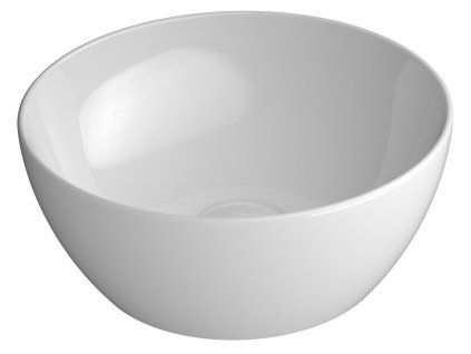 GSI Pura umyvadlo na desku 32 cm bez otvoru pro baterii bez přepadu keramické bílá Extra Glaze 885411