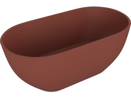 Polysan Reduta vana volně stojící 171 x 81 cm litý mramor hnědá mat 71842.71