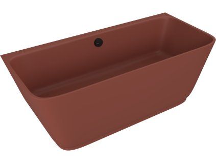 Polysan Skylla vana nástěnná stojící 169 x 75 cm litý mramor hnědá mat 72430.71