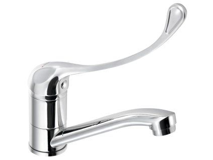 Aqualine 35 umyvadlová baterie stojánková s otočnou hubicí lékařská páka chrom 54196