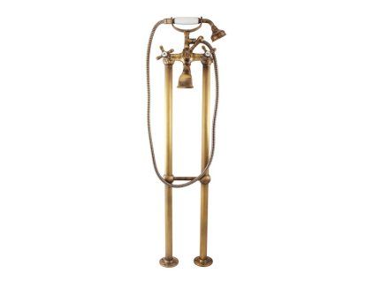 676 1 676 1 morava retro vanova baterie do podlahy volne stojici stara mosaz bronz mk150 5 2sm rav slezak