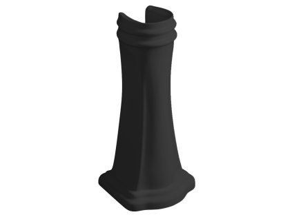 Kerasan Retro universální keramický sloup k umyvadlům 56,69,73 cm černá mat 107031