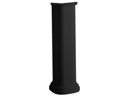 Kerasan Waldorf universální keramický sloup k umyvadlům 60 a 80 cm keramický černá mat 417031