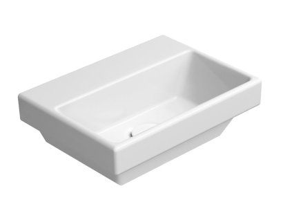 GSI Norm keramické umývátko 35 x 26 cm bez otvoru pro baterii bílá ExtraGlaze 8650011