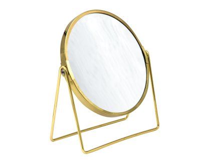 Ridder Summer kosmetické zrcátko na postavení 160 mm oboustranné zlatá 03009024
