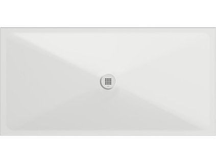 GSI Extra Flat obdélníková sprchová vanička 180 x 90 x 2 cm keramika bílá mat 46180909
