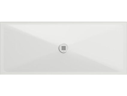 GSI Extra Flat obdélníková sprchová vanička 170 x 70 x 2 cm keramika bílá mat 46170709