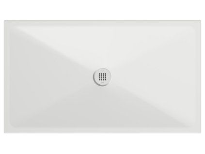 GSI Extra Flat obdélníková sprchová vanička 140 x 80 x 2 cm keramika bílá mat 46140809