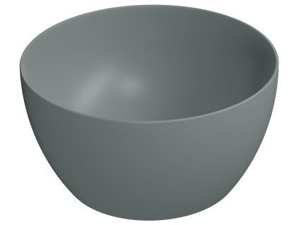 GSI Pura umyvadlo na desku 42 x 22 cm bez otvoru pro baterii bez přepadu keramické agave mat zelená 885204