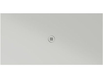GSI Extra Flat obdélníková sprchová vanička 180 x 90 x 2 cm keramika cenere mat šedá 46180917