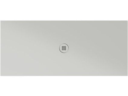 GSI Extra Flat obdélníková sprchová vanička 160 x 70 x 2 cm keramika cenere mat šedá 46160717