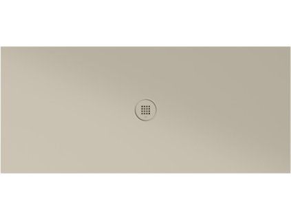 GSI Extra Flat obdélníková sprchová vanička 160 x 70 x 2 cm keramika creta mat béžová 46160708