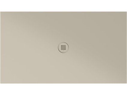 GSI Extra Flat obdélníková sprchová vanička 140 x 80 x 2 cm keramika creta mat béžová 46140808